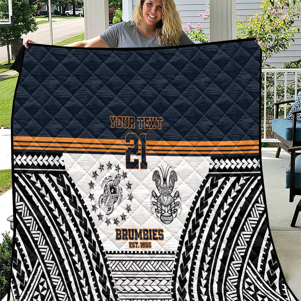 Australia Rugby Pacific Custom Quilt 2003 Brumby Vintage Old