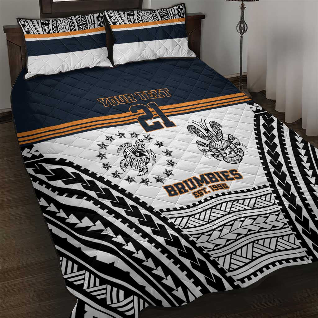 Australia Rugby Pacific Custom Quilt Bed Set 2003 Brumby Vintage Old
