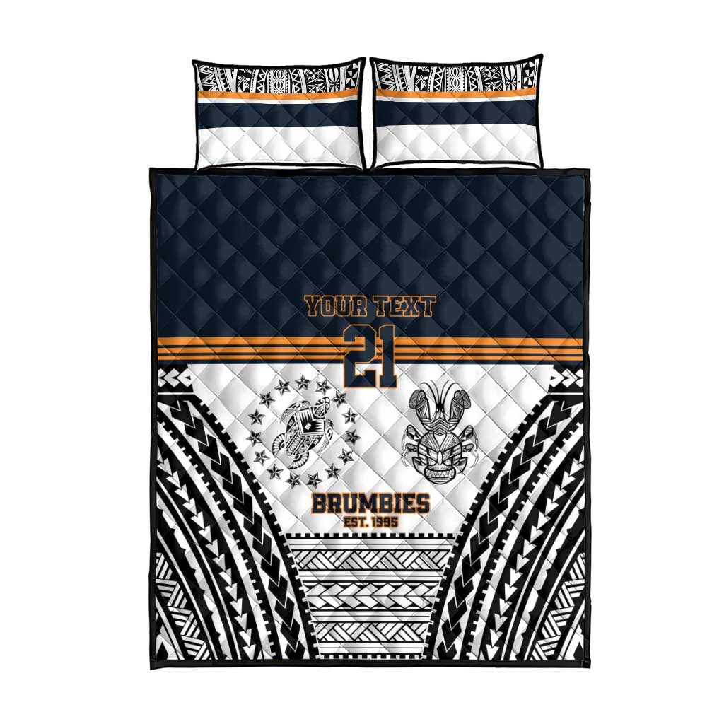 Australia Rugby Pacific Custom Quilt Bed Set 2003 Brumby Vintage Old