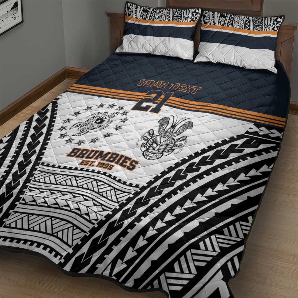 Australia Rugby Pacific Custom Quilt Bed Set 2003 Brumby Vintage Old