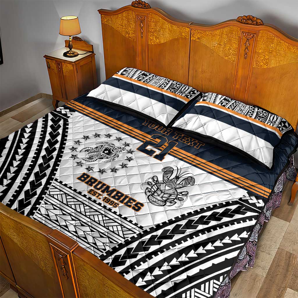 Australia Rugby Pacific Custom Quilt Bed Set 2003 Brumby Vintage Old