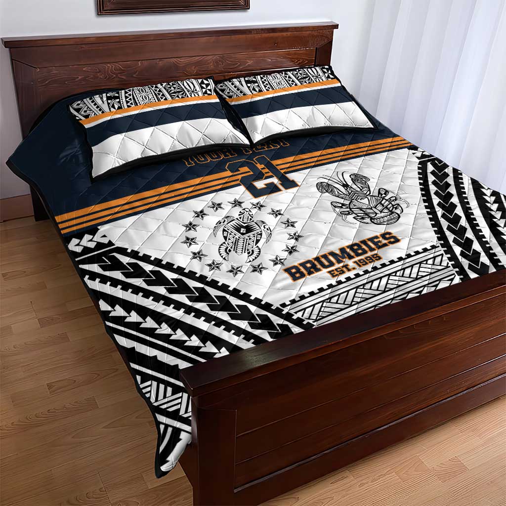 Australia Rugby Pacific Custom Quilt Bed Set 2003 Brumby Vintage Old