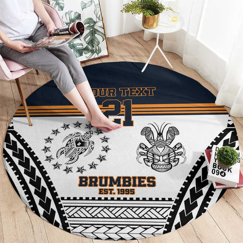 Australia Rugby Pacific Custom Round Carpet 2003 Brumby Vintage Old