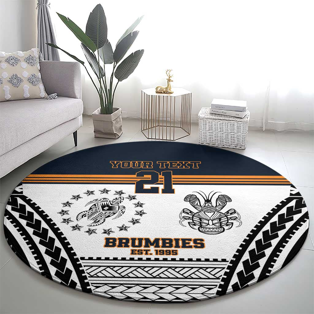 Australia Rugby Pacific Custom Round Carpet 2003 Brumby Vintage Old