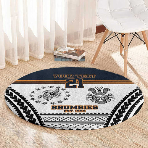 Australia Rugby Pacific Custom Round Carpet 2003 Brumby Vintage Old