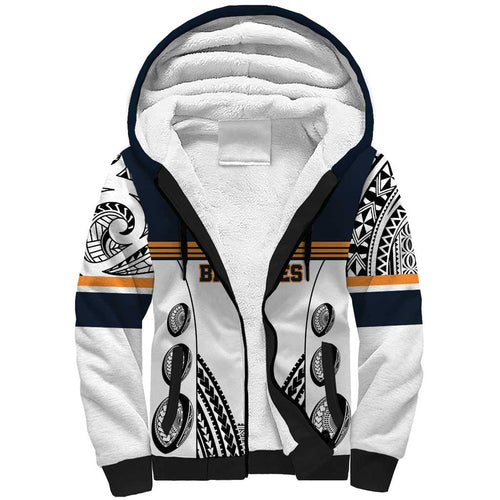 Australia Rugby Pacific Custom Sherpa Hoodie 2003 Brumby Vintage Old