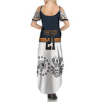 Australia Rugby Pacific Custom Summer Maxi Dress 2003 Brumby Vintage Old