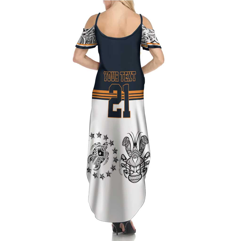 Australia Rugby Pacific Custom Summer Maxi Dress 2003 Brumby Vintage Old