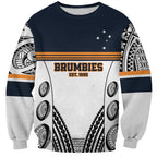 Australia Rugby Pacific Custom Sweatshirt 2003 Brumby Vintage Old