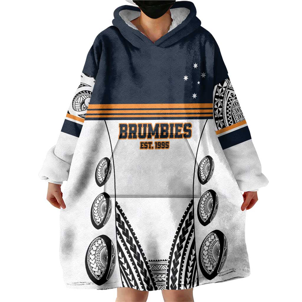 Australia Rugby Pacific Custom Wearable Blanket Hoodie 2003 Brumby Vintage Old
