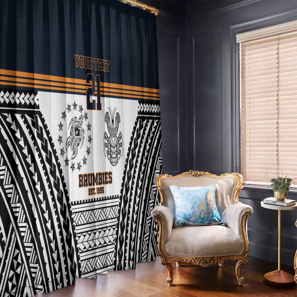Australia Rugby Pacific Custom Window Curtain 2003 Brumby Vintage Old