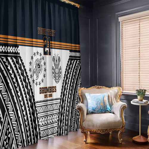 Australia Rugby Pacific Custom Window Curtain 2003 Brumby Vintage Old