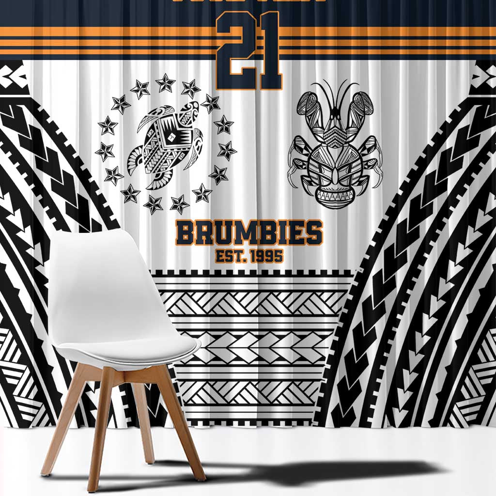 Australia Rugby Pacific Custom Window Curtain 2003 Brumby Vintage Old
