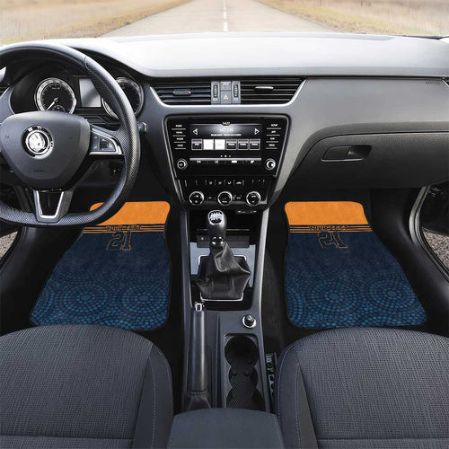 Australia Rugby Pacific Custom Car Mats Super Brumby Aboriginal Dot Art