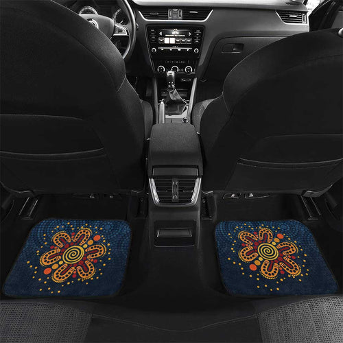 Australia Rugby Pacific Custom Car Mats Super Brumby Aboriginal Dot Art