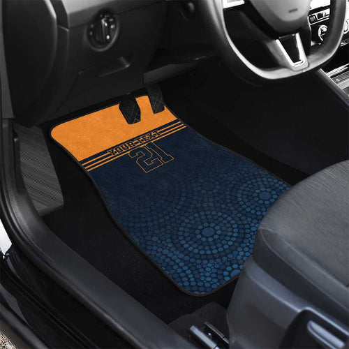 Australia Rugby Pacific Custom Car Mats Super Brumby Aboriginal Dot Art