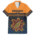 Australia Rugby Pacific Custom Hawaiian Shirt Super Brumby Aboriginal Dot Art