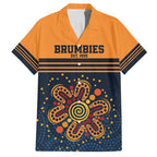 Australia Rugby Pacific Custom Hawaiian Shirt Super Brumby Aboriginal Dot Art