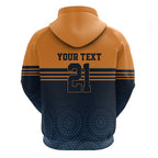 Australia Rugby Pacific Custom Hoodie Super Brumby Aboriginal Dot Art