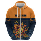 Australia Rugby Pacific Custom Hoodie Super Brumby Aboriginal Dot Art