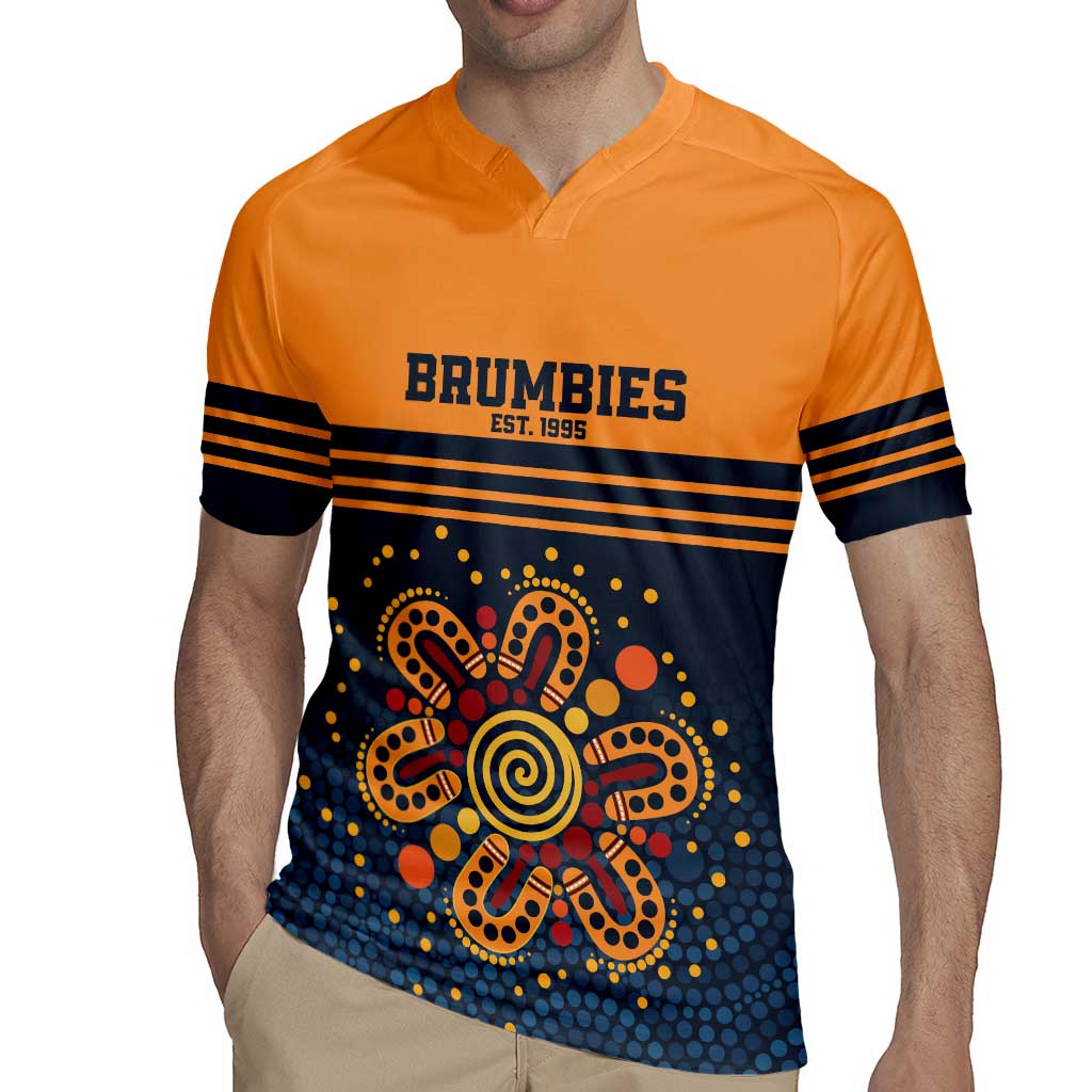 Australia Rugby Pacific Custom Rugby Jersey Super Brumby Aboriginal Dot Art
