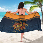 Australia Rugby Pacific Custom Sarong Super Brumby Aboriginal Dot Art