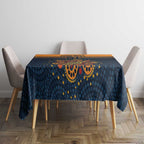 Australia Rugby Pacific Custom Tablecloth Super Brumby Aboriginal Dot Art