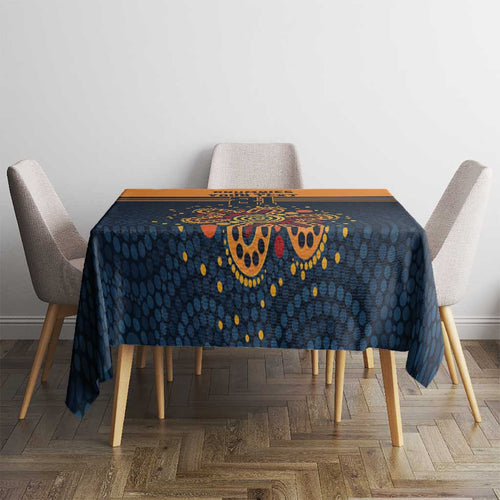 Australia Rugby Pacific Custom Tablecloth Super Brumby Aboriginal Dot Art
