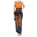 Australia Rugby Pacific Custom Tank Maxi Dress Super Brumby Aboriginal Dot Art