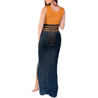 Australia Rugby Pacific Custom Tank Maxi Dress Super Brumby Aboriginal Dot Art