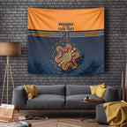 Australia Rugby Pacific Custom Tapestry Super Brumby Aboriginal Dot Art