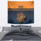 Australia Rugby Pacific Custom Tapestry Super Brumby Aboriginal Dot Art