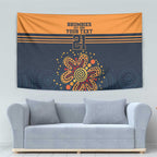 Australia Rugby Pacific Custom Tapestry Super Brumby Aboriginal Dot Art