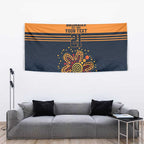 Australia Rugby Pacific Custom Tapestry Super Brumby Aboriginal Dot Art