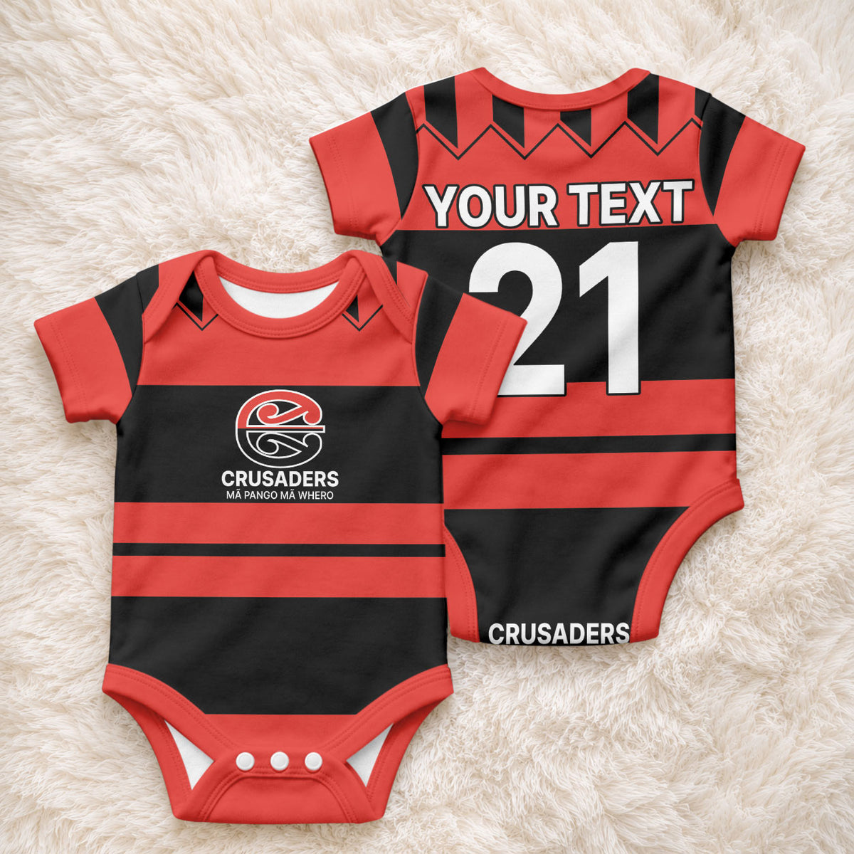 New Zealand Maori Rugby Pacific Custom Baby Onesie Whatumoana Classic Retro 2025