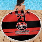 New Zealand Rugby Pacific Custom Beach Blanket Whatumoana Classic Retro 2025