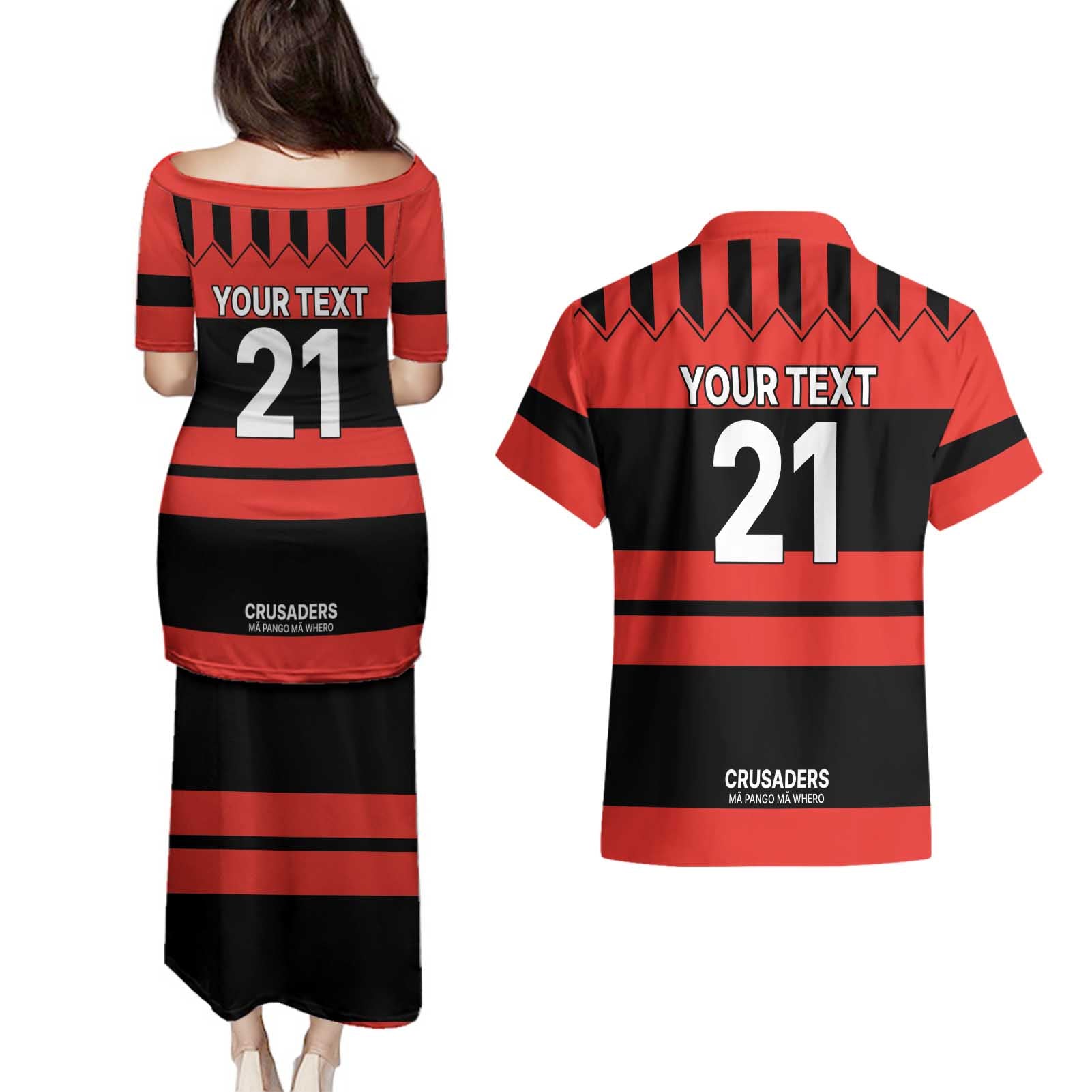 New Zealand Rugby Pacific Custom Couples Matching Puletasi and Hawaiian Shirt Whatumoana Classic Retro 2025