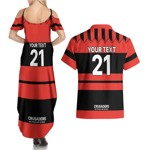New Zealand Rugby Pacific Custom Couples Matching Summer Maxi Dress and Hawaiian Shirt Whatumoana Classic Retro 2025