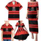 New Zealand Rugby Pacific Custom Family Matching Puletasi and Hawaiian Shirt Whatumoana Classic Retro 2025