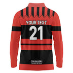 New Zealand Rugby Pacific Custom Long Sleeve Polo Shirt Whatumoana Classic Retro 2025