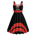 New Zealand Rugby Pacific Custom Midi Dress Whatumoana Classic Retro 2025 - Aussie Hoodie