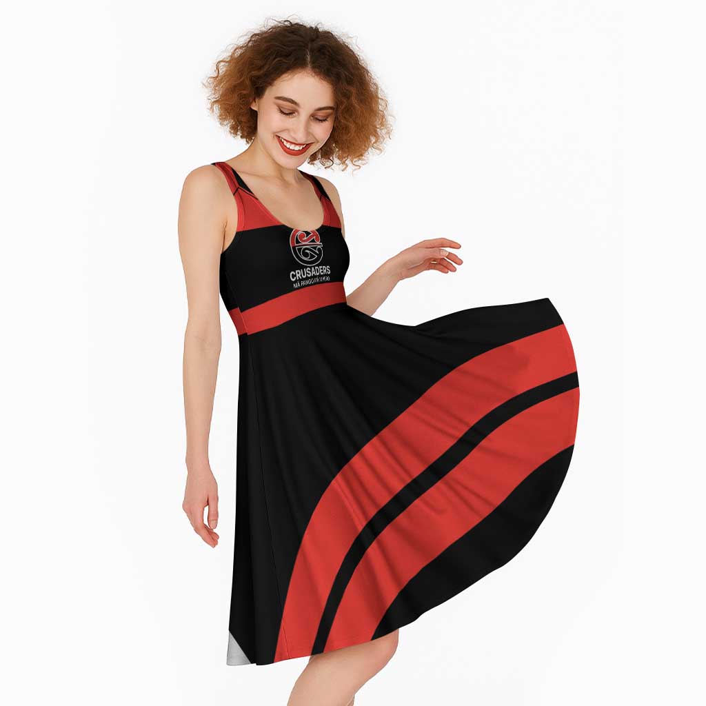 New Zealand Rugby Pacific Custom Midi Dress Whatumoana Classic Retro 2025 - Aussie Hoodie