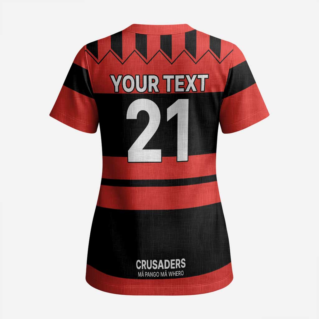 New Zealand Rugby Pacific Custom Scrub Top Whatumoana Classic Retro 2025 - Aussie Hoodie