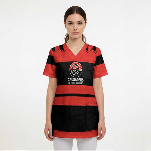 New Zealand Rugby Pacific Custom Scrub Top Whatumoana Classic Retro 2025 - Aussie Hoodie
