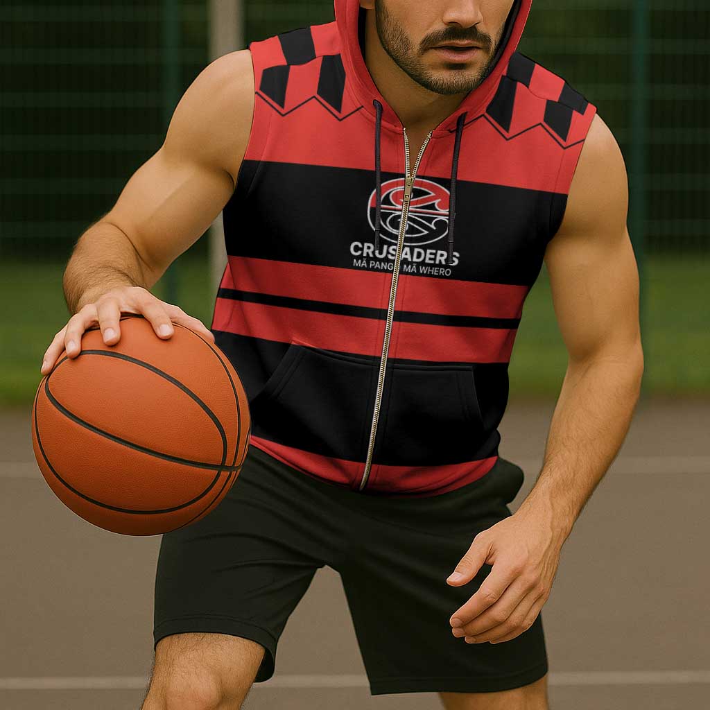 New Zealand Rugby Pacific Custom Sleeveless Zip Hoodie Whatumoana Classic Retro 2025 - Aussie Hoodie