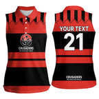 New Zealand Rugby Pacific Custom Women Sleeveless Polo Shirt Whatumoana Classic Retro 2025