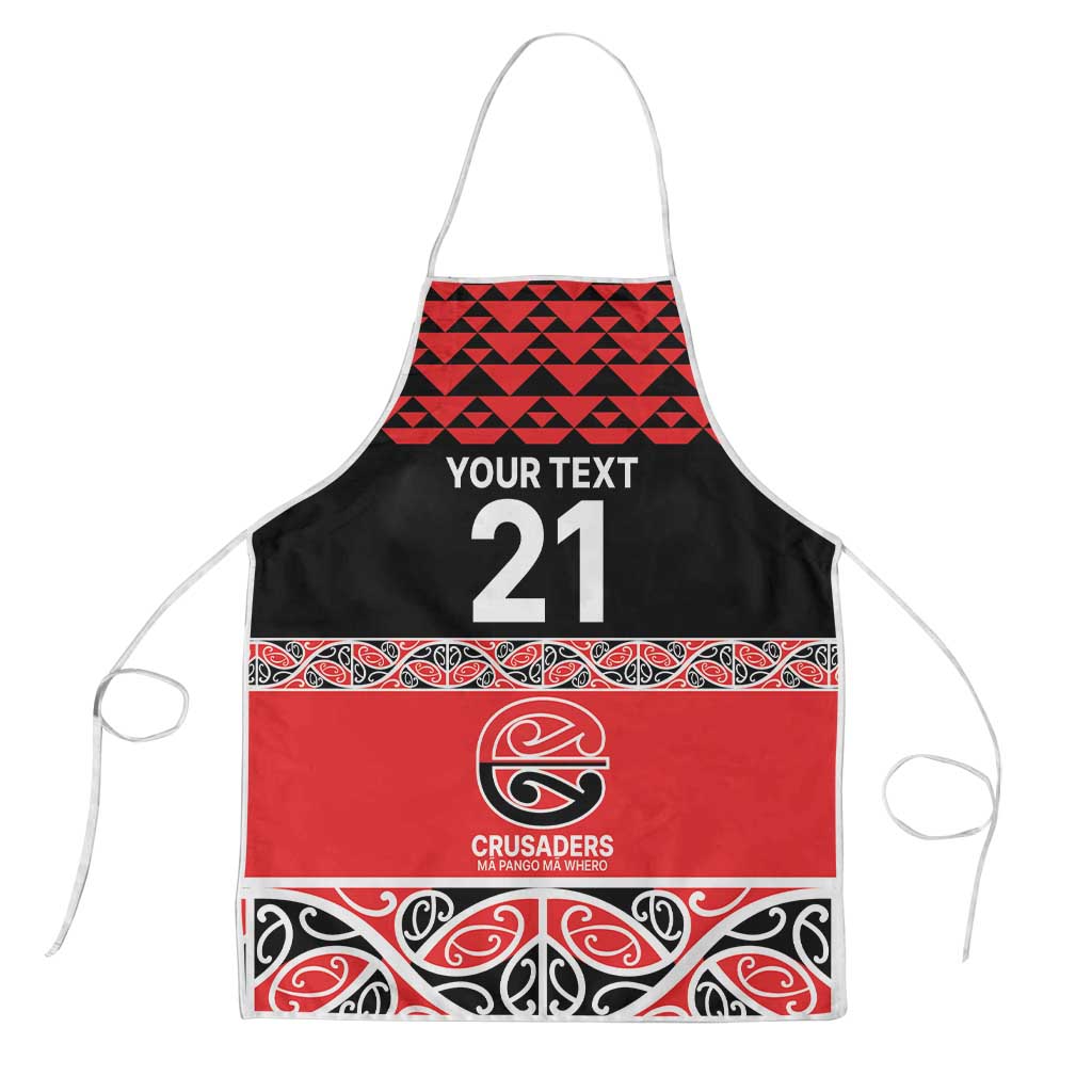 New Zealand Rugby Pacific Custom Apron Whatumoana Maori Kowhaiwhai Pattern - Aussie Hoodie