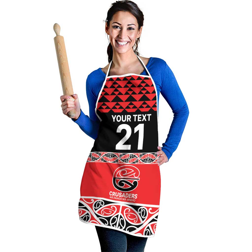 New Zealand Rugby Pacific Custom Apron Whatumoana Maori Kowhaiwhai Pattern - Aussie Hoodie