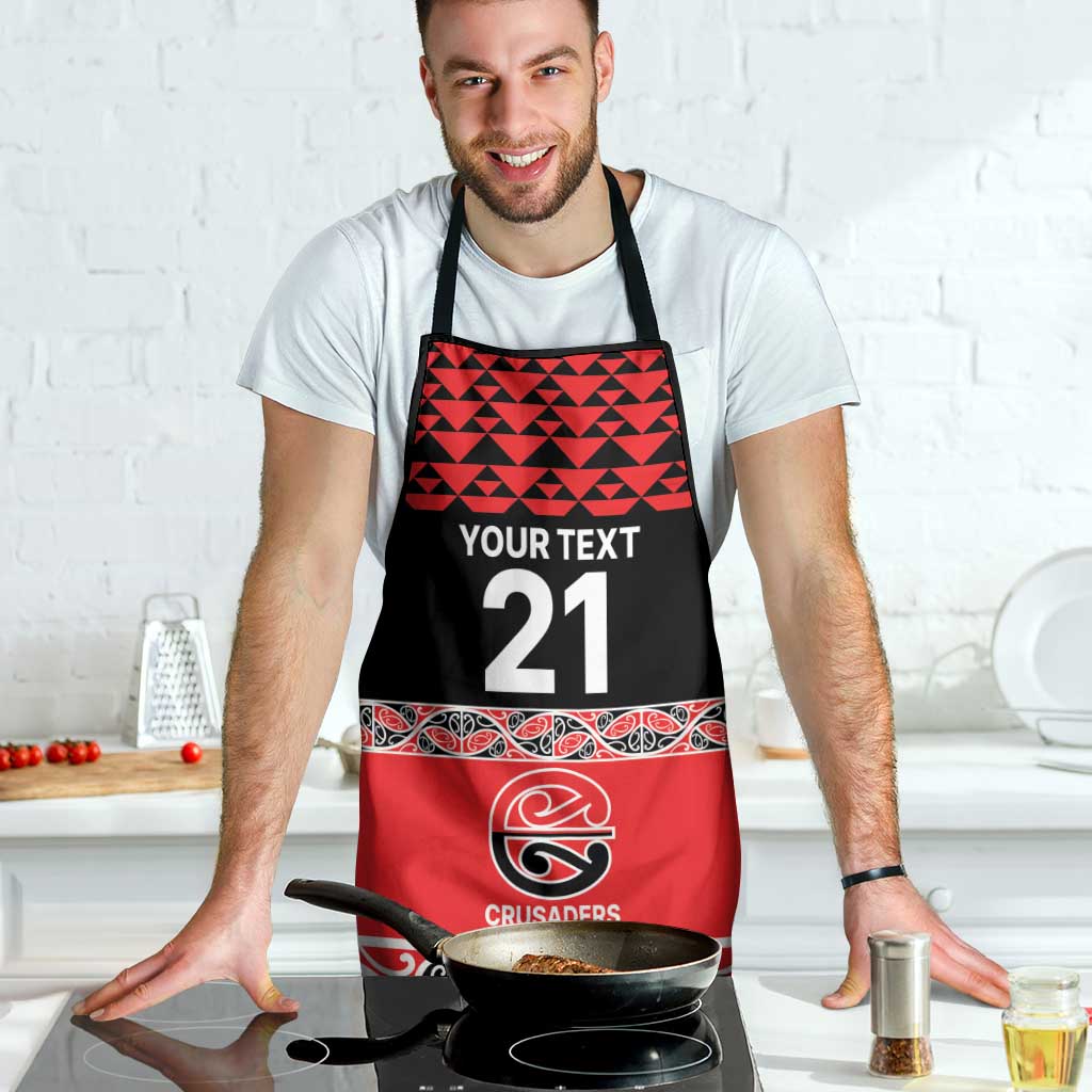New Zealand Rugby Pacific Custom Apron Whatumoana Maori Kowhaiwhai Pattern - Aussie Hoodie