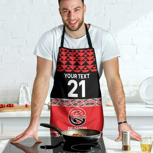 New Zealand Rugby Pacific Custom Apron Whatumoana Maori Kowhaiwhai Pattern - Aussie Hoodie